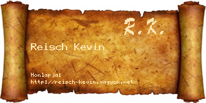 Reisch Kevin névjegykártya